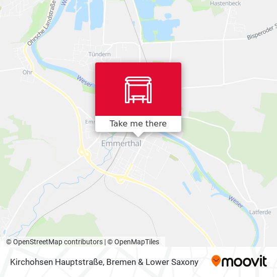 Kirchohsen Hauptstraße map