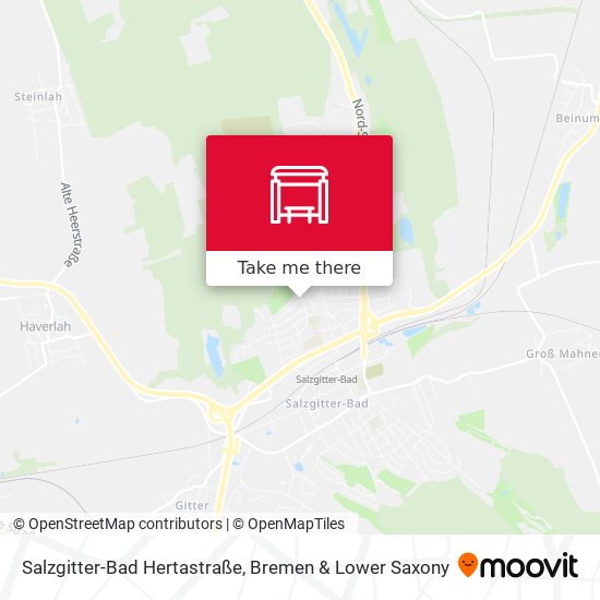 Salzgitter-Bad Hertastraße map