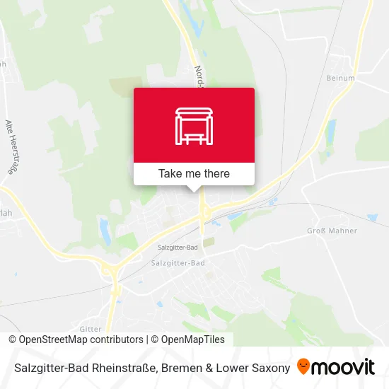 Карта Salzgitter-Bad Rheinstraße