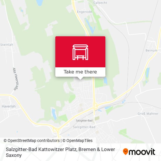 Salzgitter-Bad Kattowitzer Platz map