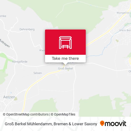 Groß Berkel Mühlendamm map