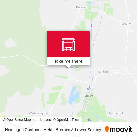 Heiningen Gasthaus Heldt map