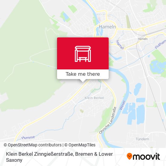 Klein Berkel Zinngießerstraße map