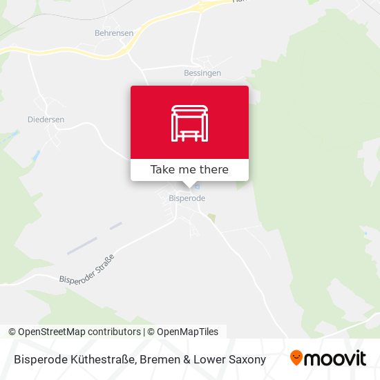 Bisperode Küthestraße map