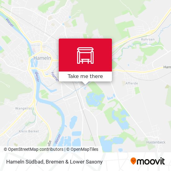 Hameln Südbad map