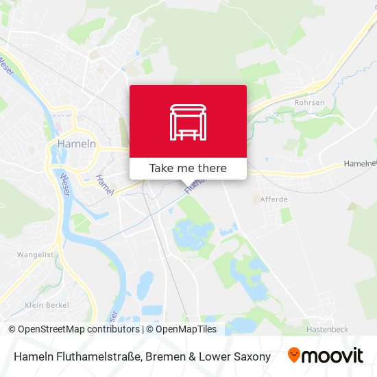 Hameln Fluthamelstraße map