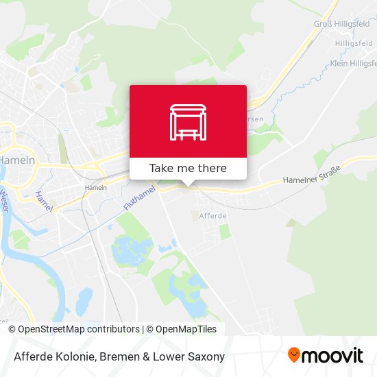 Afferde Kolonie map