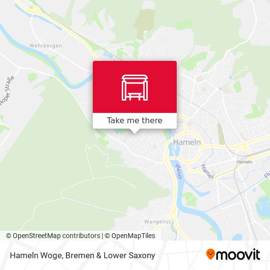 Hameln Woge map