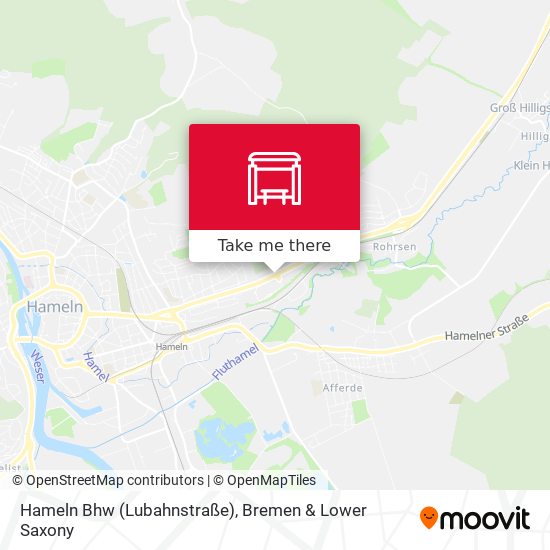 Hameln Bhw (Lubahnstraße) map