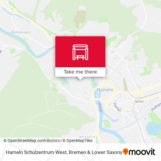 Hameln Schulzentrum West map