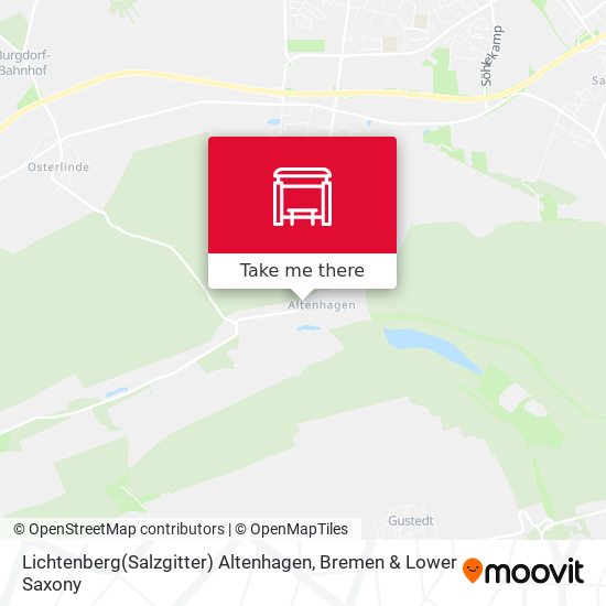 Lichtenberg(Salzgitter) Altenhagen map