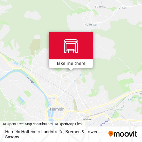 Hameln Holtenser Landstraße map