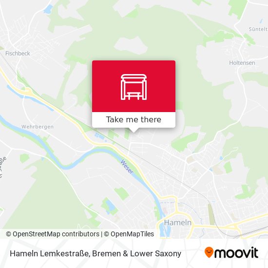 Hameln Lemkestraße map