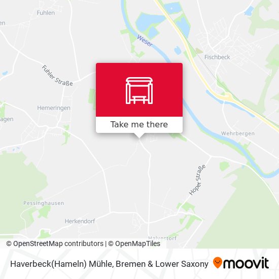 Haverbeck(Hameln) Mühle map