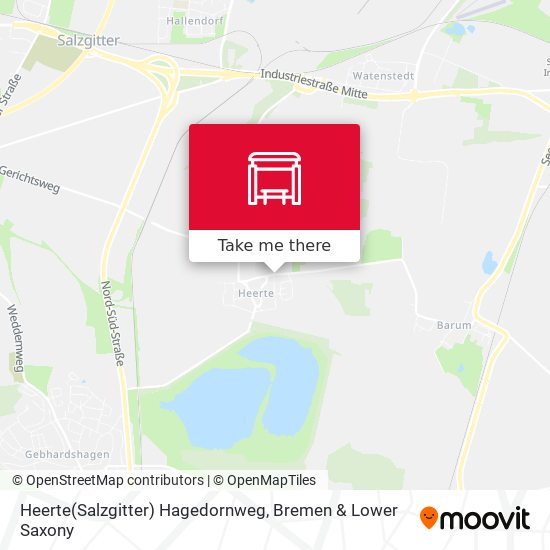 Heerte(Salzgitter) Hagedornweg map