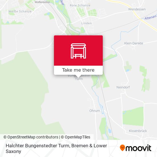 Halchter Bungenstedter Turm map