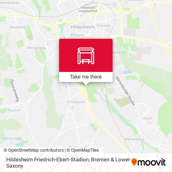 Hildesheim Friedrich-Ebert-Stadion map