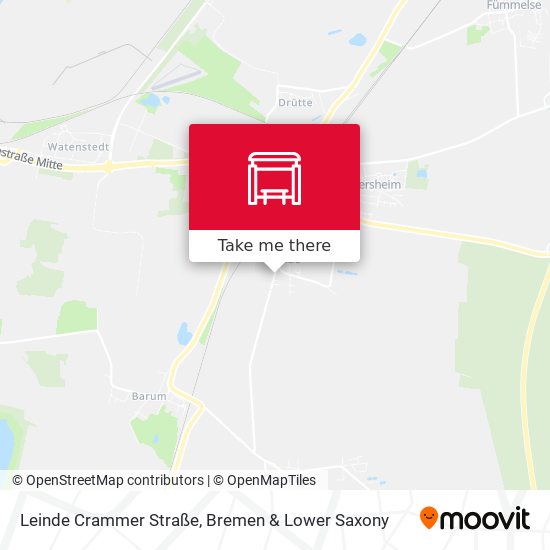 Leinde Crammer Straße map