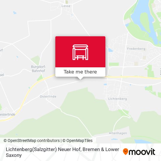 Lichtenberg(Salzgitter) Neuer Hof map