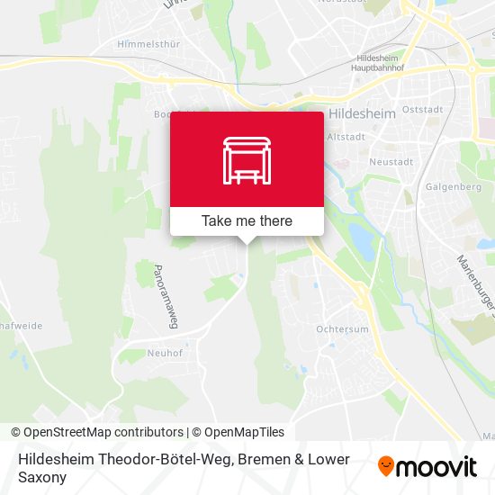 Hildesheim Theodor-Bötel-Weg map