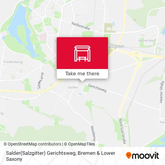 Salder(Salzgitter) Gerichtsweg map