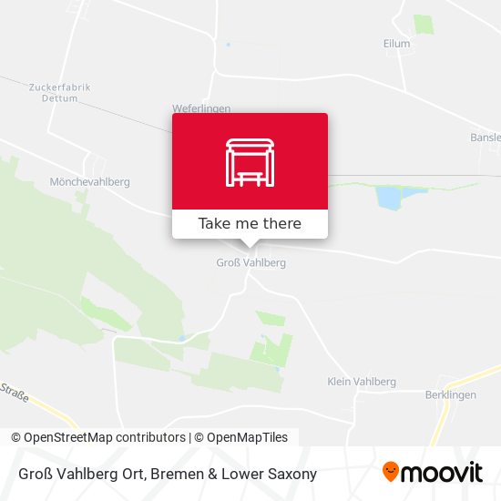Groß Vahlberg Ort map