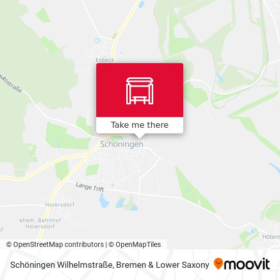 Schöningen Wilhelmstraße map