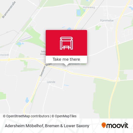 Adersheim Möbelhof map