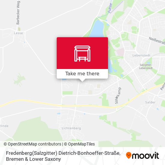 Fredenberg(Salzgitter) Dietrich-Bonhoeffer-Straße map