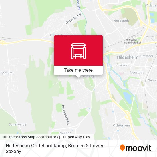 Hildesheim Godehardikamp map