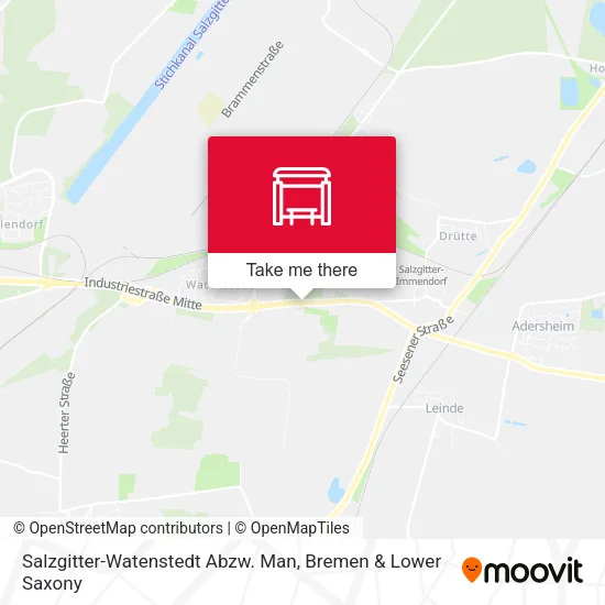 Карта Salzgitter-Watenstedt Abzw. Man