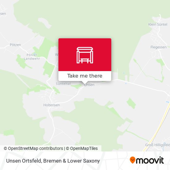 Unsen Ortsfeld map