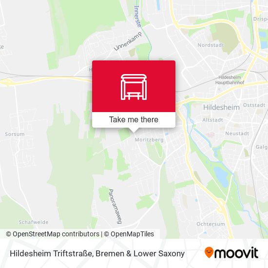 Hildesheim Triftstraße map