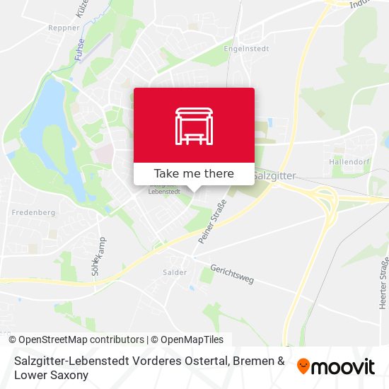 Salzgitter-Lebenstedt Vorderes Ostertal map