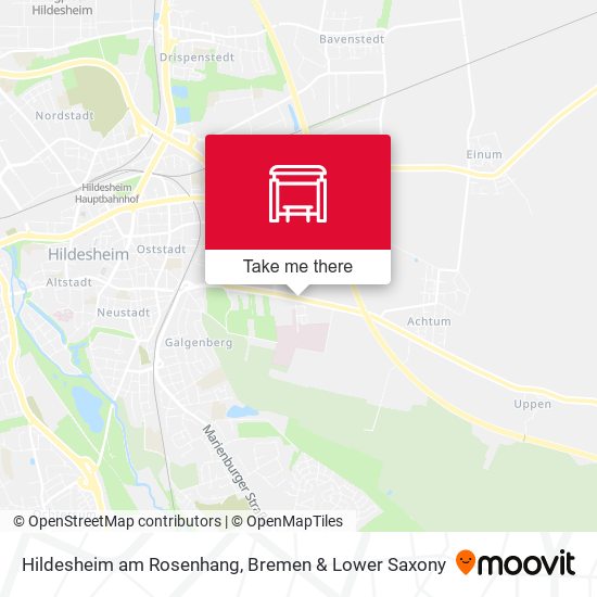 Hildesheim am Rosenhang map