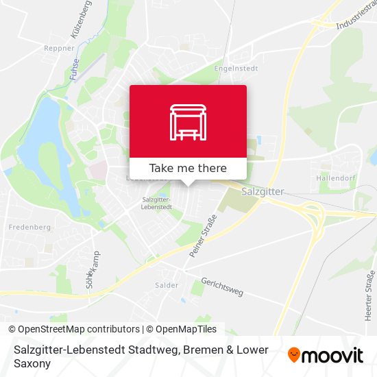 Salzgitter-Lebenstedt Stadtweg map