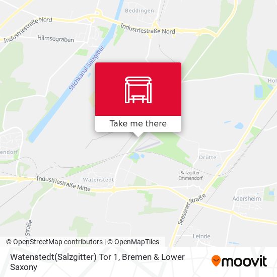 Watenstedt(Salzgitter) Tor 1 map