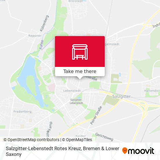 Salzgitter-Lebenstedt Rotes Kreuz map
