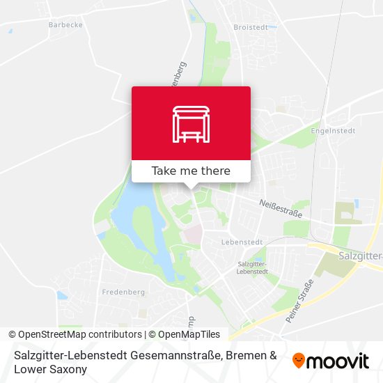 Salzgitter-Lebenstedt Gesemannstraße map