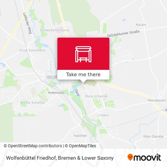 Wolfenbüttel Friedhof map