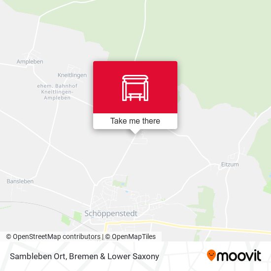 Sambleben Ort map