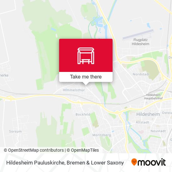 Hildesheim Pauluskirche map