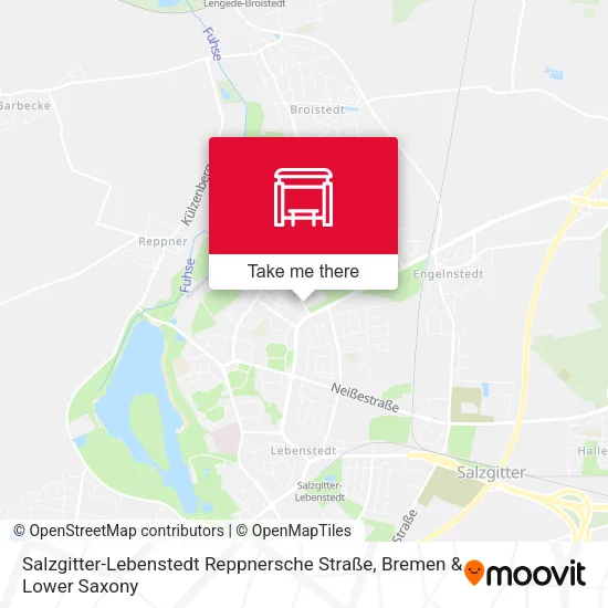 Карта Salzgitter-Lebenstedt Reppnersche Straße