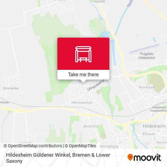 Hildesheim Güldener Winkel map