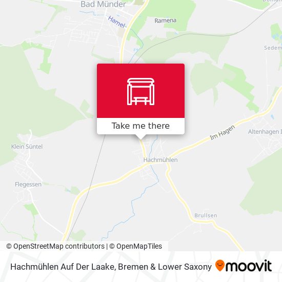Hachmühlen Auf Der Laake map
