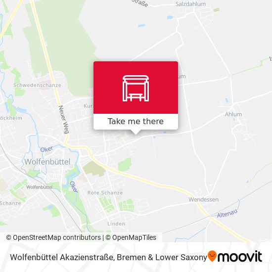 Wolfenbüttel Akazienstraße map
