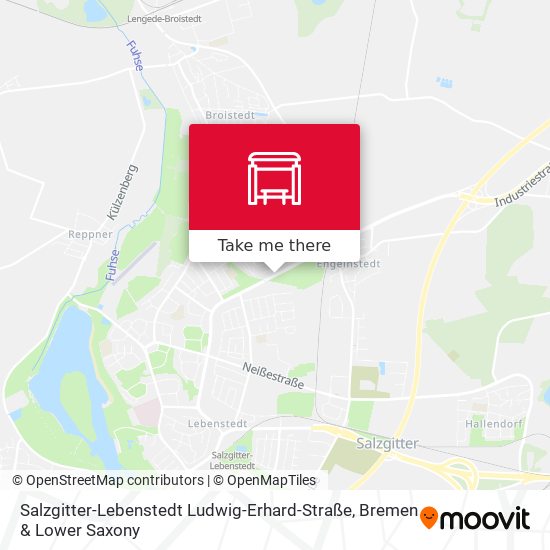 Карта Salzgitter-Lebenstedt Ludwig-Erhard-Straße