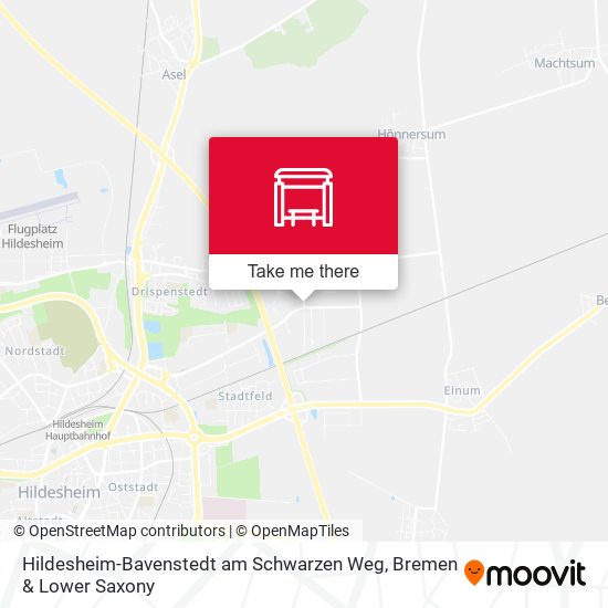 Hildesheim-Bavenstedt am Schwarzen Weg map