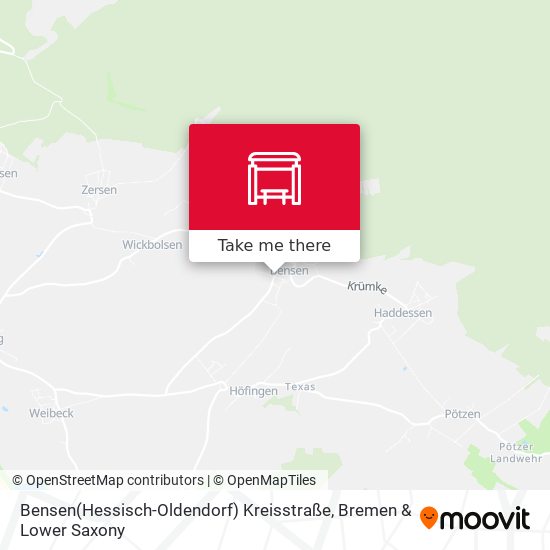 Bensen(Hessisch-Oldendorf) Kreisstraße map
