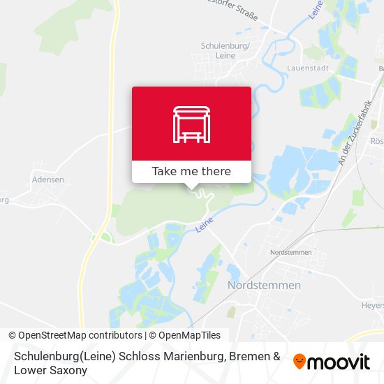 Schulenburg(Leine) Schloss Marienburg map